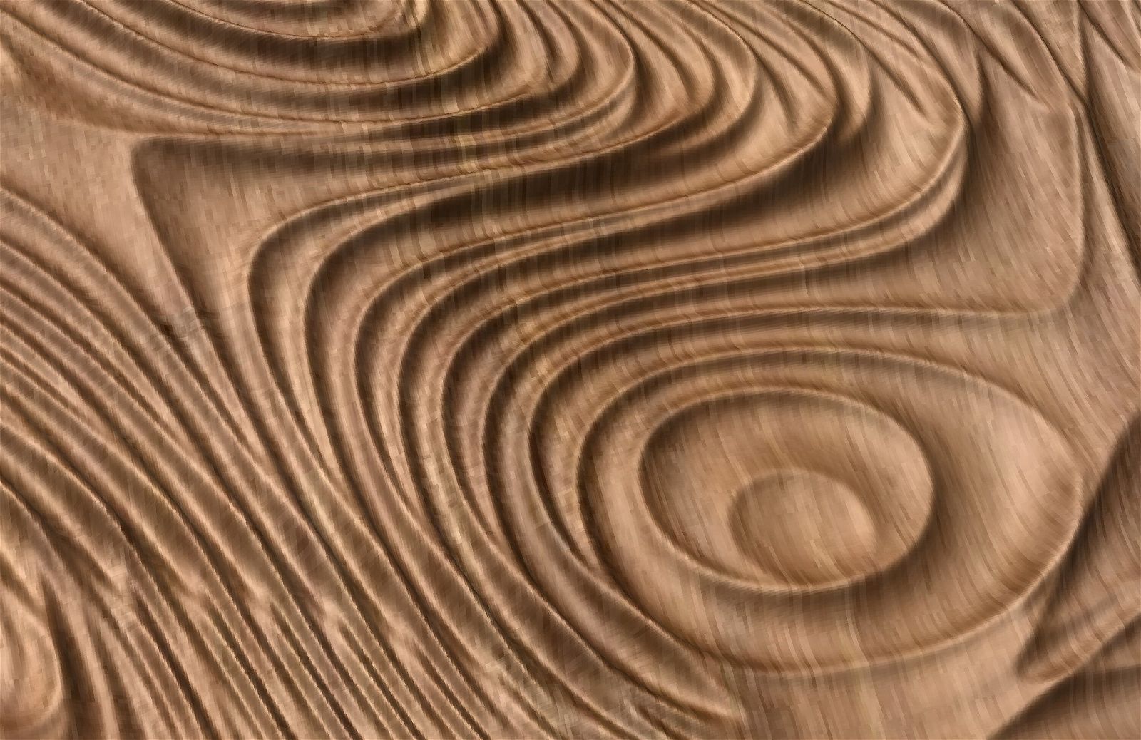 JANII35 Wavy pattern 3D model for CNC machining with software Vectric Aspire, Cut3D, ArtCAM - Bonitum CNC Model Studio