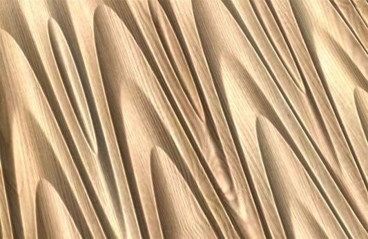 JANII38 Wavy pattern 3D model for CNC machining with software Vectric Aspire, Cut3D, ArtCAM - Bonitum CNC Model Studio