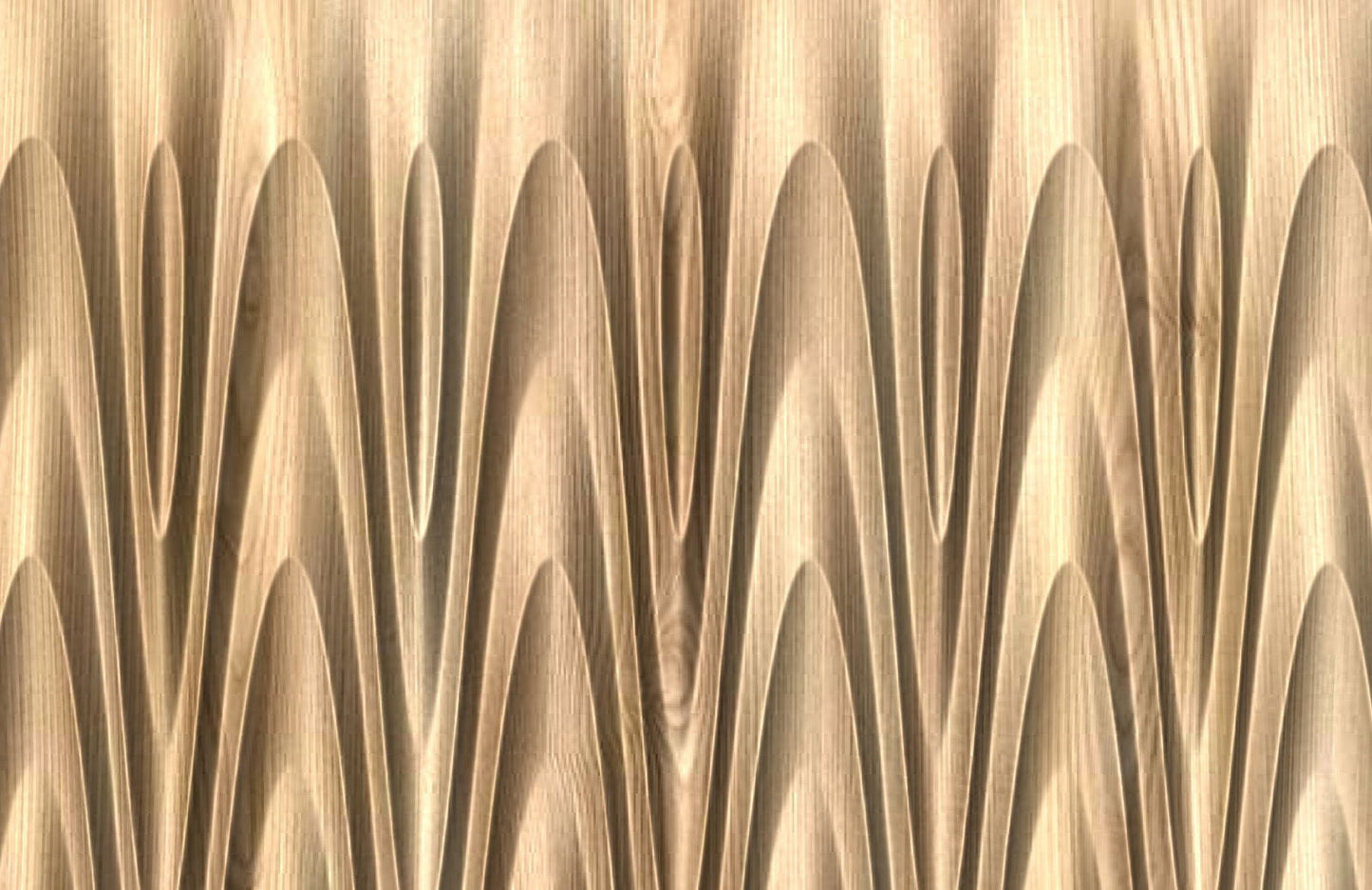 JANII38 Wavy pattern 3D model for CNC machining with software Vectric Aspire, Cut3D, ArtCAM - Bonitum CNC Model Studio