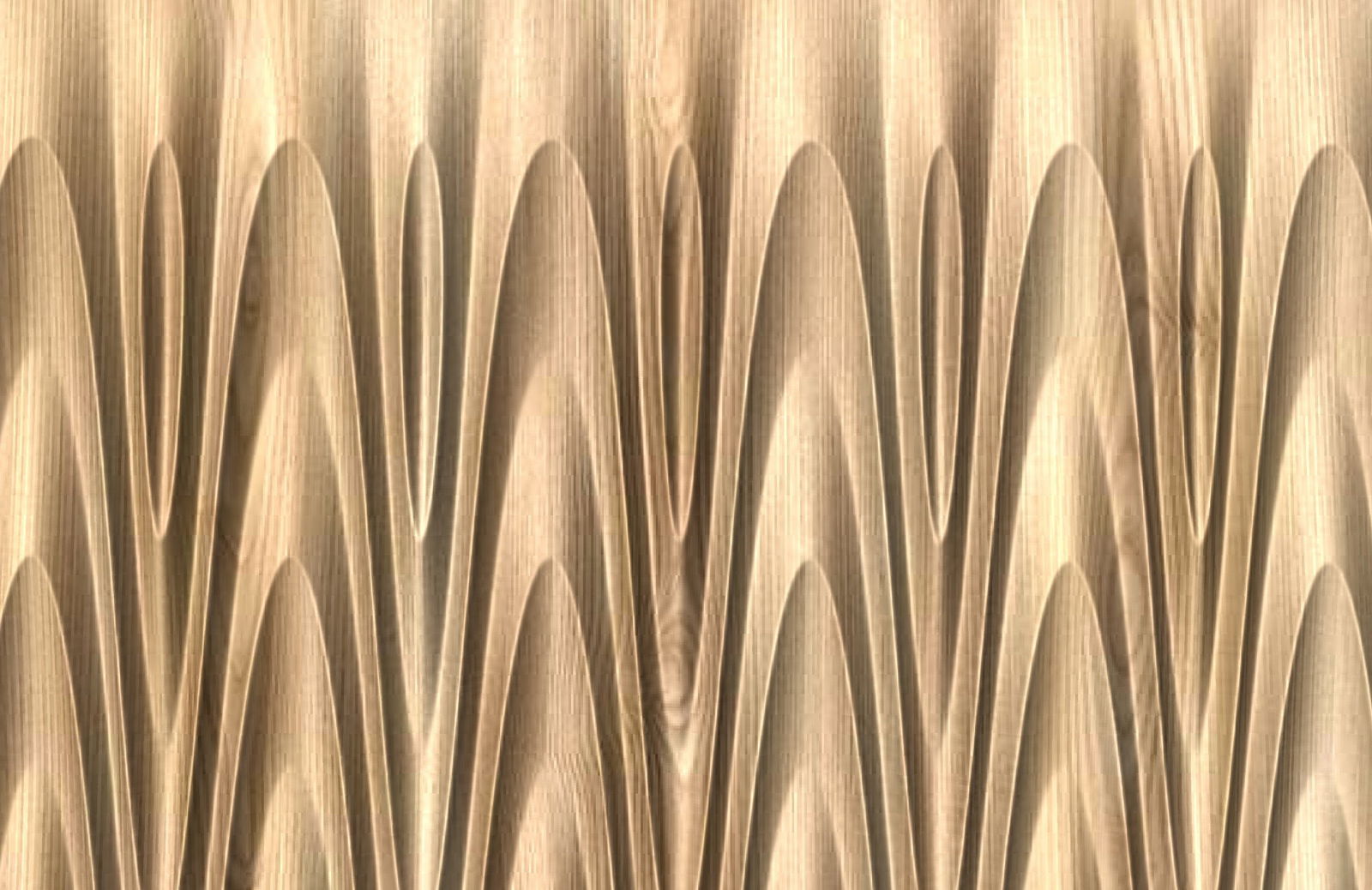 JANII38 Wavy pattern 3D model for CNC machining with software Vectric Aspire, Cut3D, ArtCAM - Bonitum CNC Model Studio