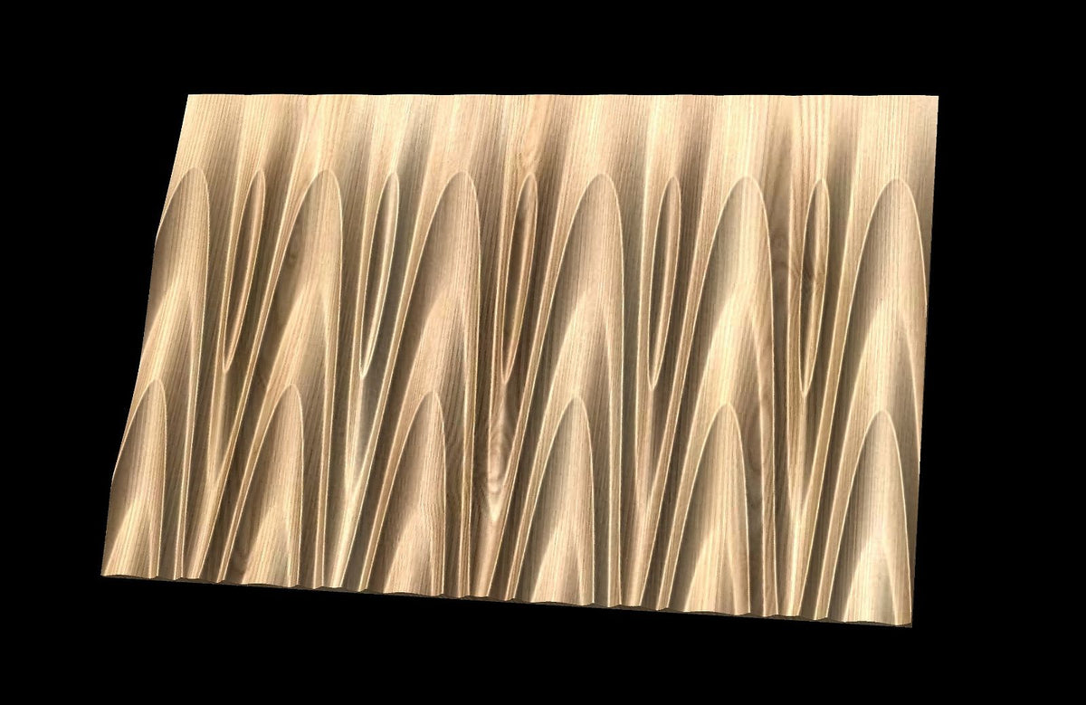 Wave Pattern Cnc JANII38 Wavy pattern 3D model for CNC machining – Bonitum CNC Model Studio