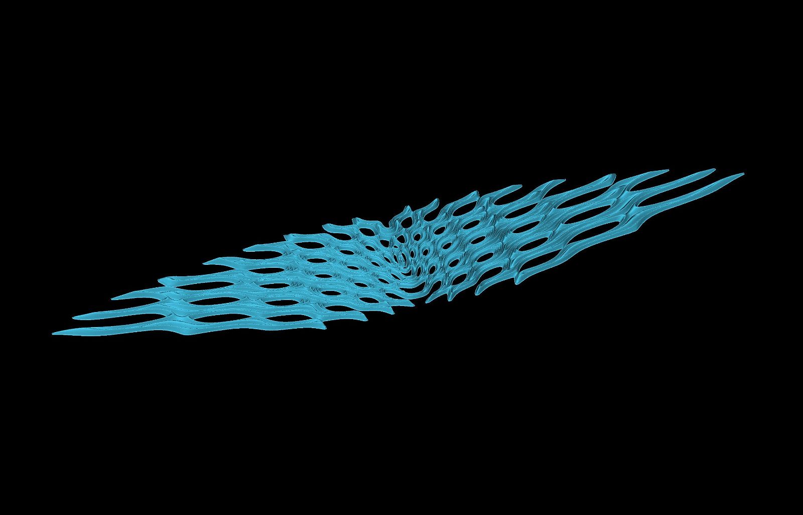 JANIV08 Decorative abstract 3D relief op art sculpture model for CNC machining - Bonitum CNC Model Studio