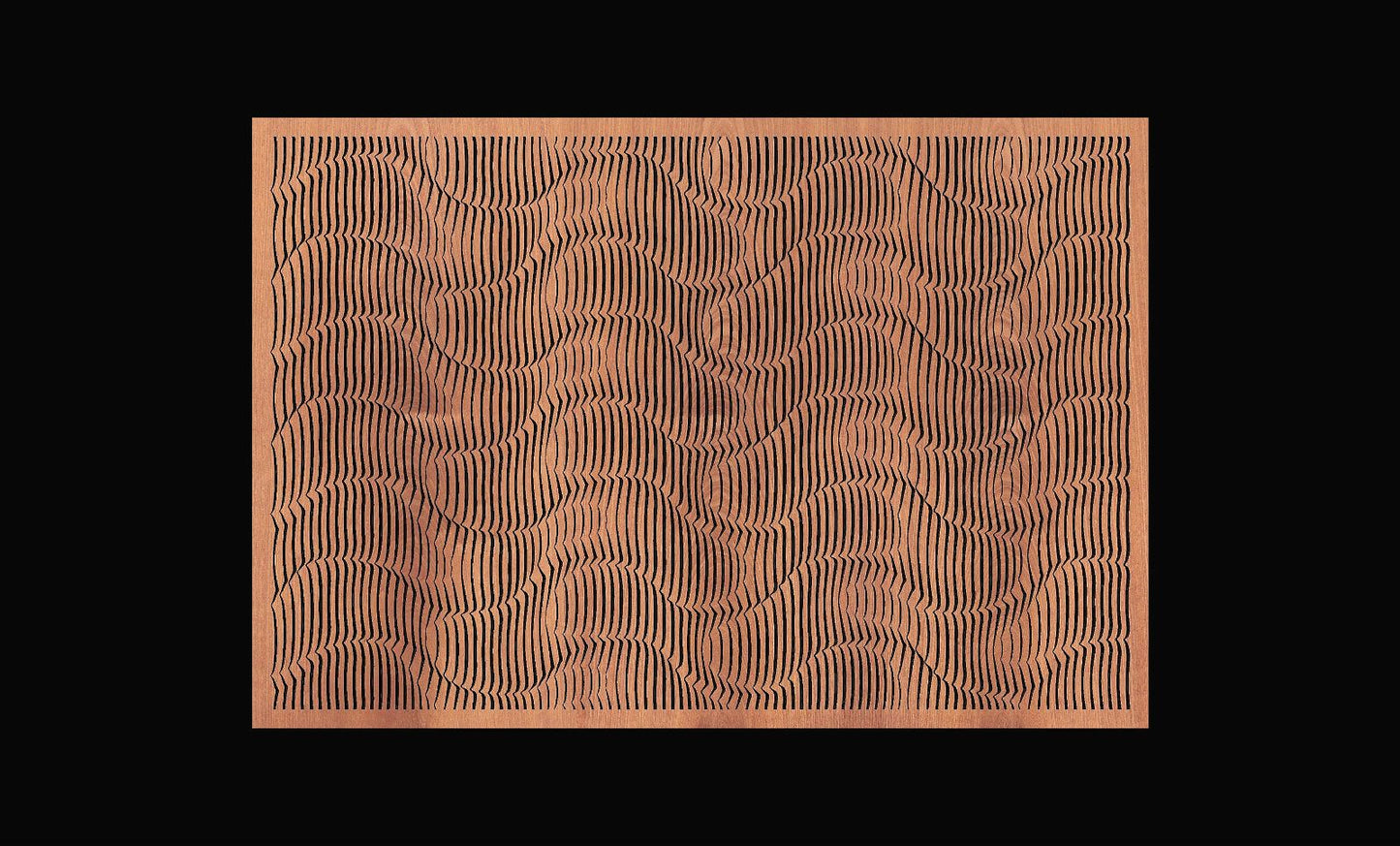 Jungle 122 CNC V-Carve engraving file - Bonitum CNC Model Studio