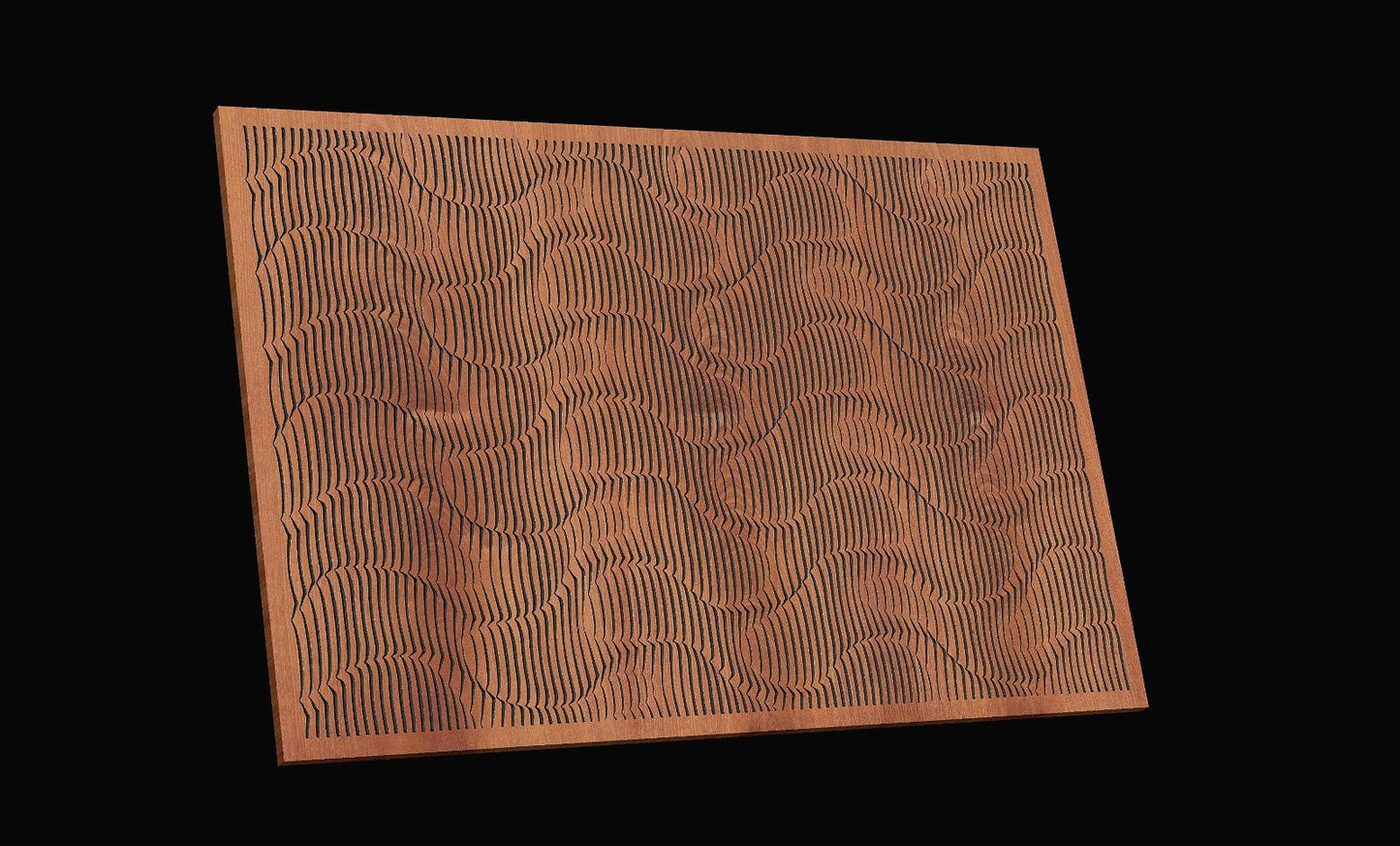 Jungle 122 CNC V-Carve engraving file - Bonitum CNC Model Studio