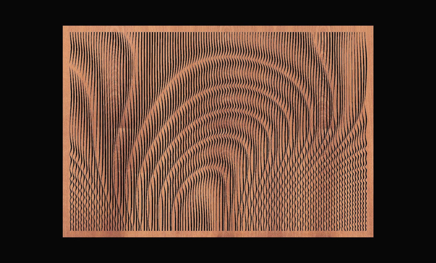 Jungle 153 CNC V-Carve engraving file - Bonitum CNC Model Studio