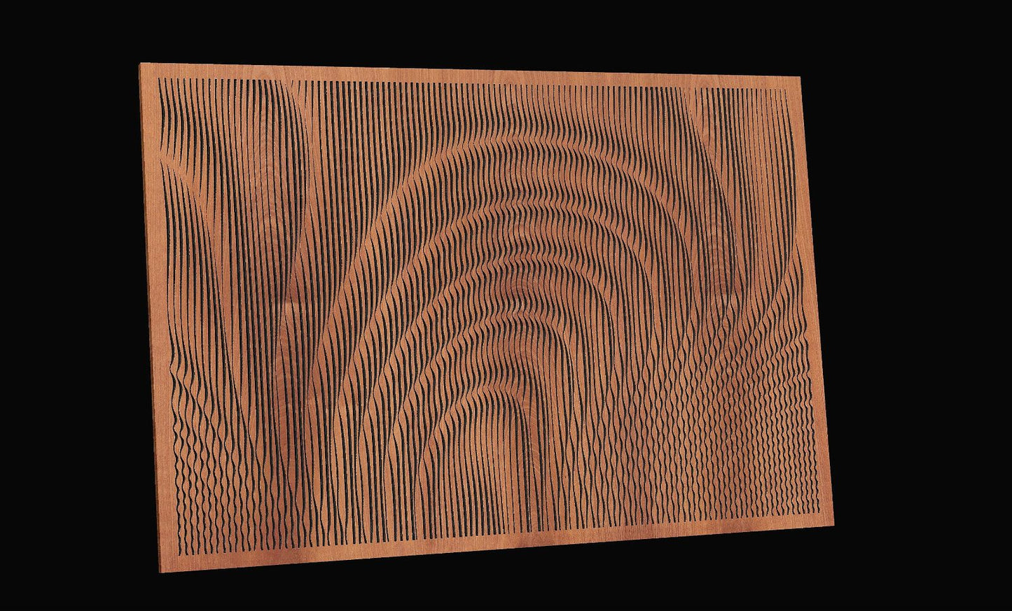 Jungle 153 CNC V-Carve engraving file - Bonitum CNC Model Studio