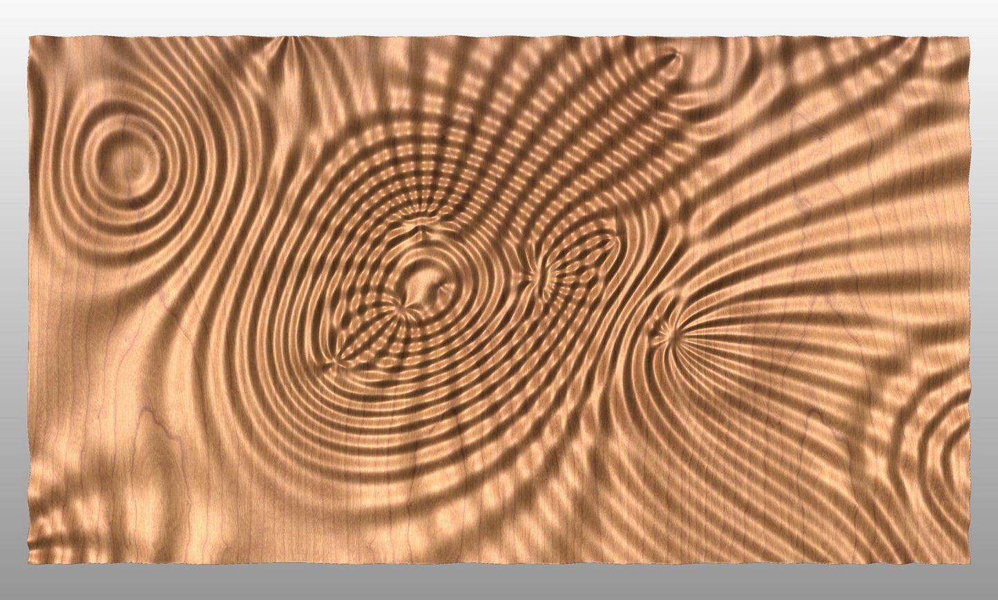 Liquid Plywood 3439 Decorative abstract 3D relief sculpture model for CNC machining - Bonitum CNC Model Studio