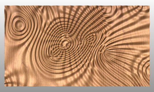 Liquid Plywood 3439 Decorative abstract 3D relief sculpture model for CNC machining - Bonitum CNC Model Studio