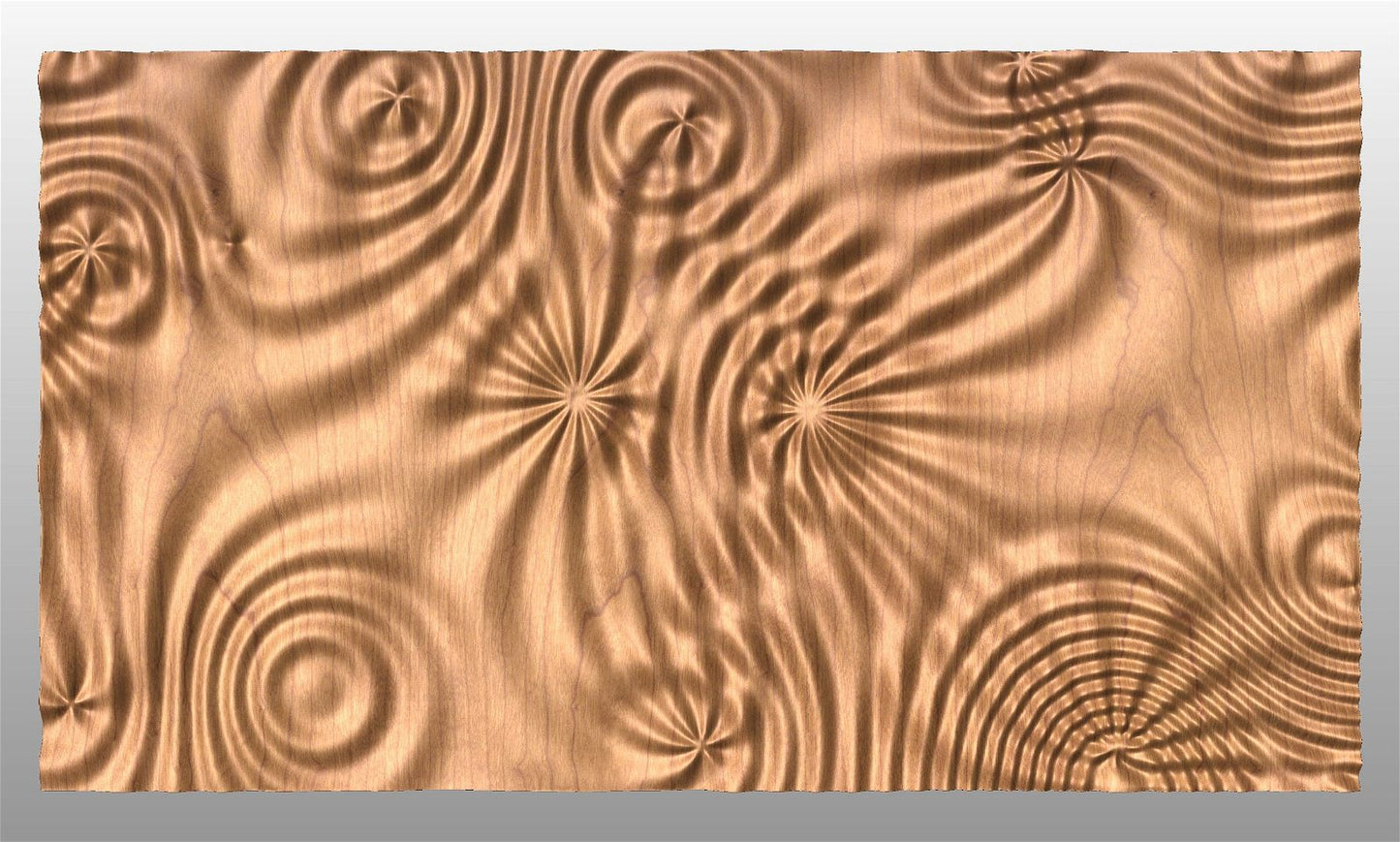 Liquid Plywood 3499 Decorative abstract 3D relief sculpture model for CNC machining - Bonitum CNC Model Studio
