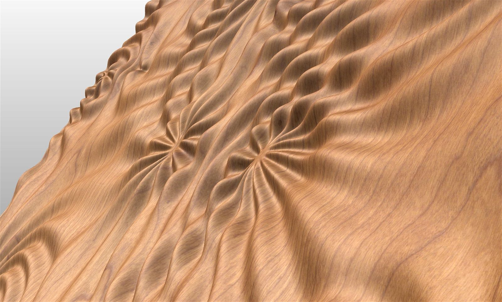 Liquid Plywood 3499 Decorative abstract 3D relief sculpture model for CNC machining - Bonitum CNC Model Studio