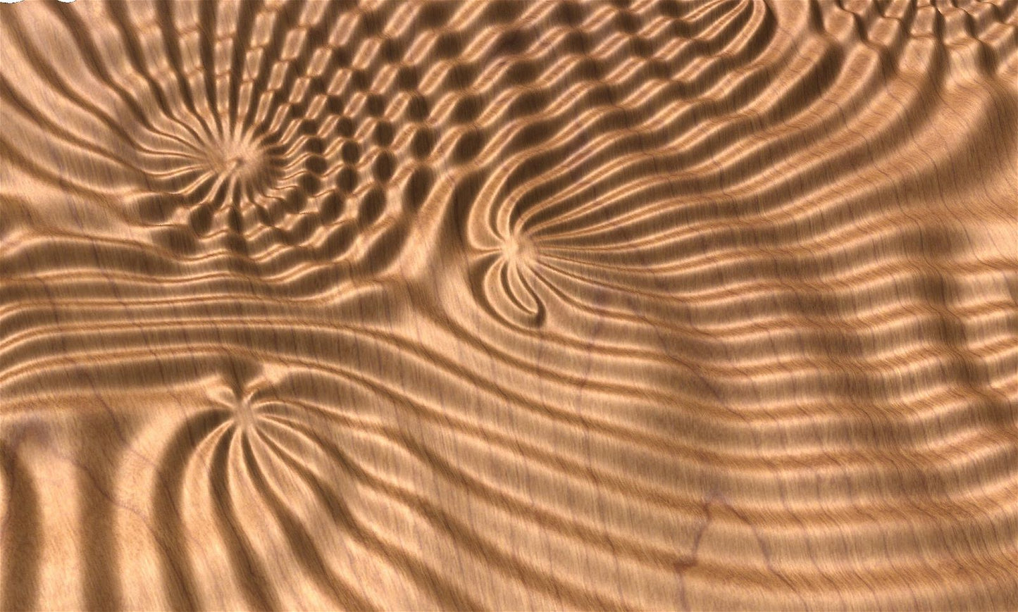 Liquid Plywood 3511 Decorative abstract 3D relief sculpture model for CNC machining - Bonitum CNC Model Studio