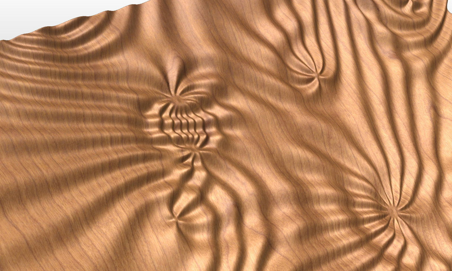 Liquid Plywood 3527 Decorative abstract 3D relief sculpture model for CNC machining - Bonitum CNC Model Studio