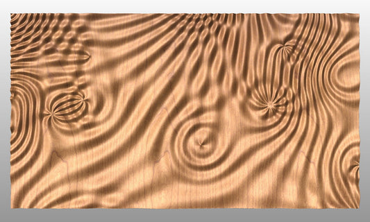 Liquid Plywood 3529 Decorative abstract 3D relief sculpture model for CNC machining - Bonitum CNC Model Studio