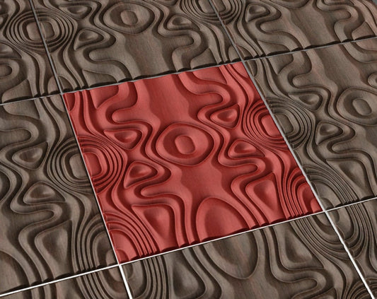 MAI 34 Wall panel 3D model for CNC machining with software Vectric Aspire, Cut3D, ArtCAM - Bonitum CNC Model Studio