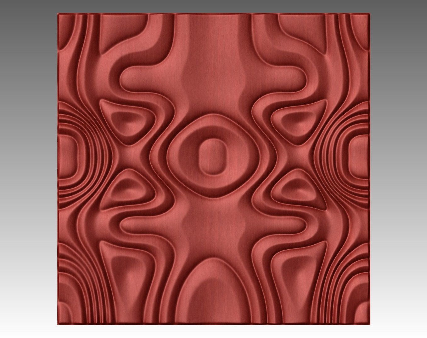 MAI 34 Wall panel 3D model for CNC machining with software Vectric Aspire, Cut3D, ArtCAM - Bonitum CNC Model Studio