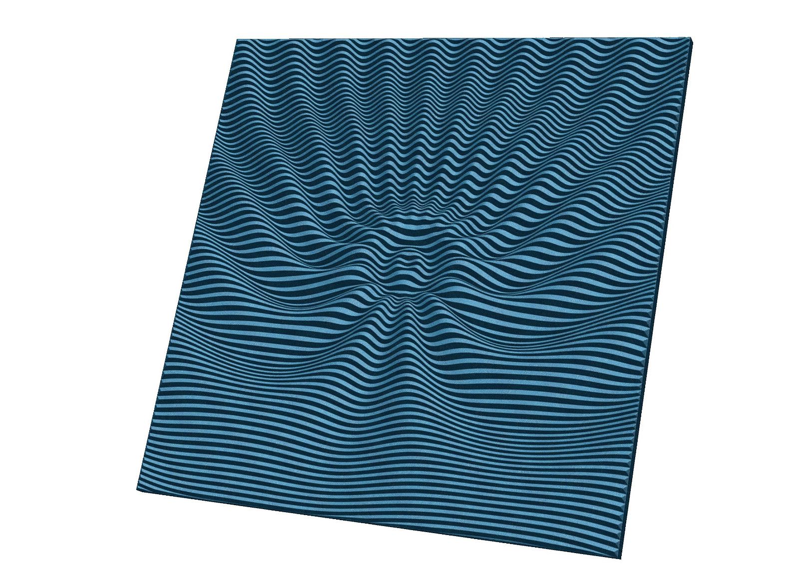 Magic Sunset 3D illusion CNC vector file - Bonitum CNC Model Studio