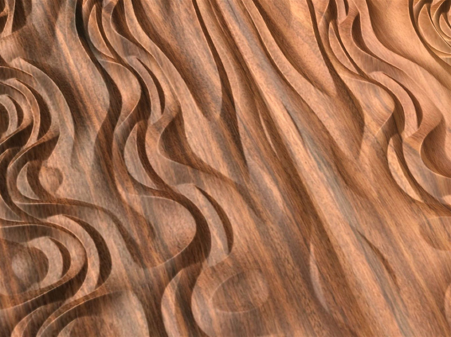 NOOR3_68 Decorative abstract 3D relief op-art sculpture model for CNC machining - Bonitum CNC Model Studio