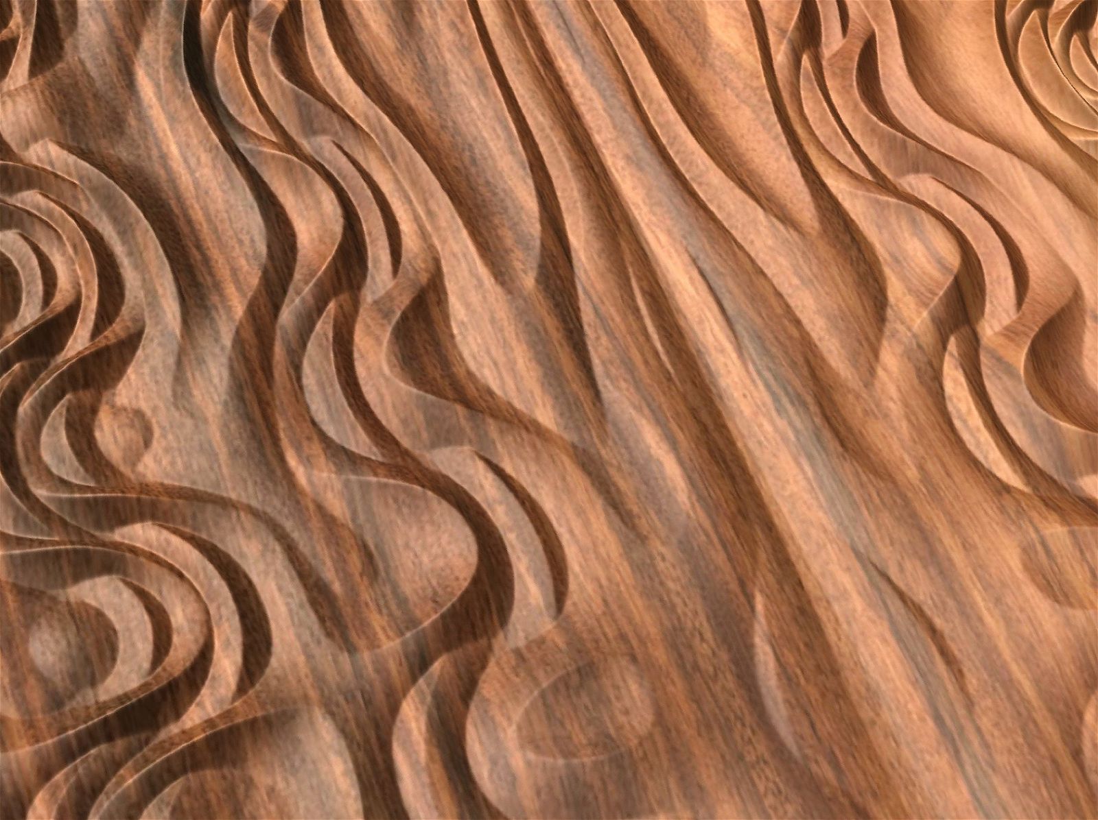 NOOR3_68 Decorative abstract 3D relief op-art sculpture model for CNC machining - Bonitum CNC Model Studio