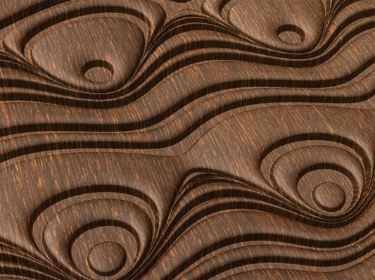 NOOR3_78 Decorative abstract 3D relief op-art sculpture model for CNC machining - Bonitum CNC Model Studio