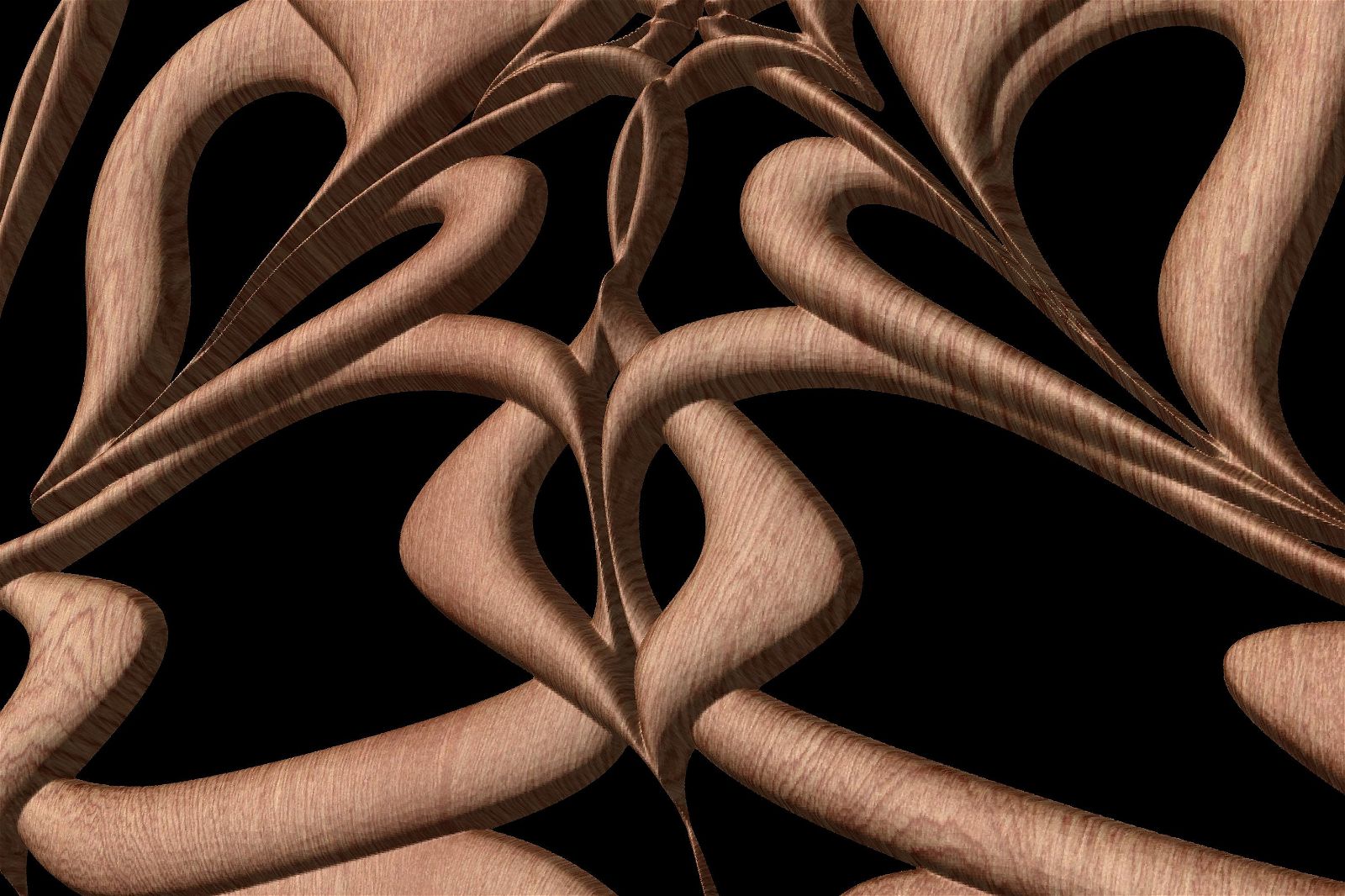 NOOR3_84 Decorative abstract 3D relief op-art sculpture model for CNC machining - Bonitum CNC Model Studio