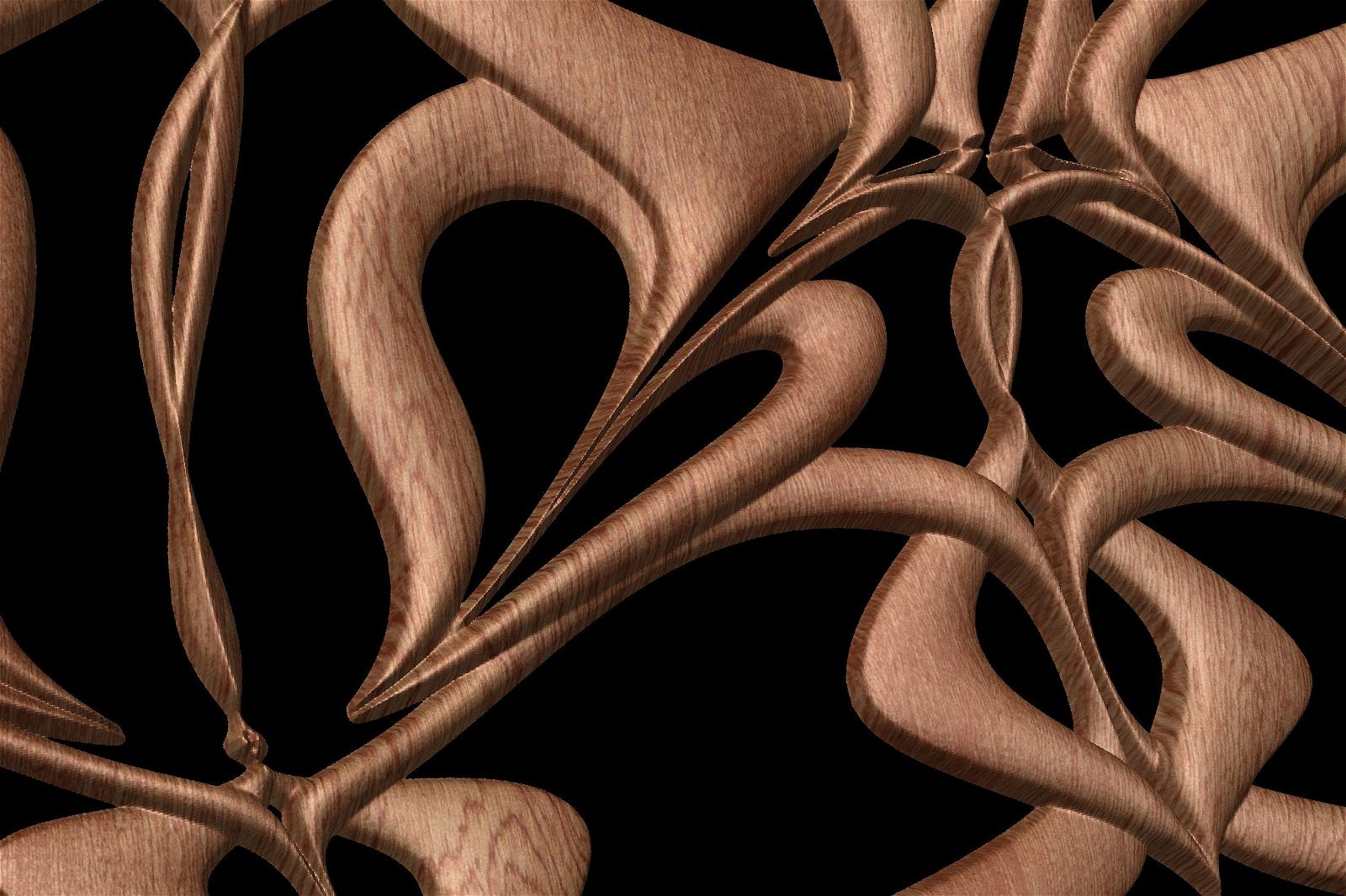 NOOR3_84 Decorative abstract 3D relief op-art sculpture model for CNC machining - Bonitum CNC Model Studio