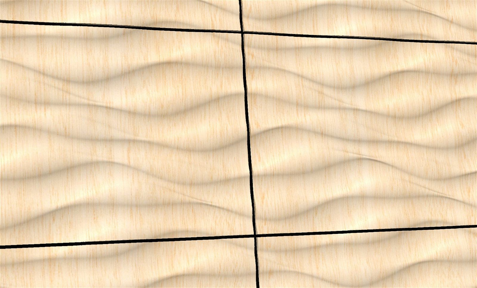 Organic tile-able 3D model for CNC "Recurring Dunes 1" 36" x 96" STL - Bonitum CNC Model Studio