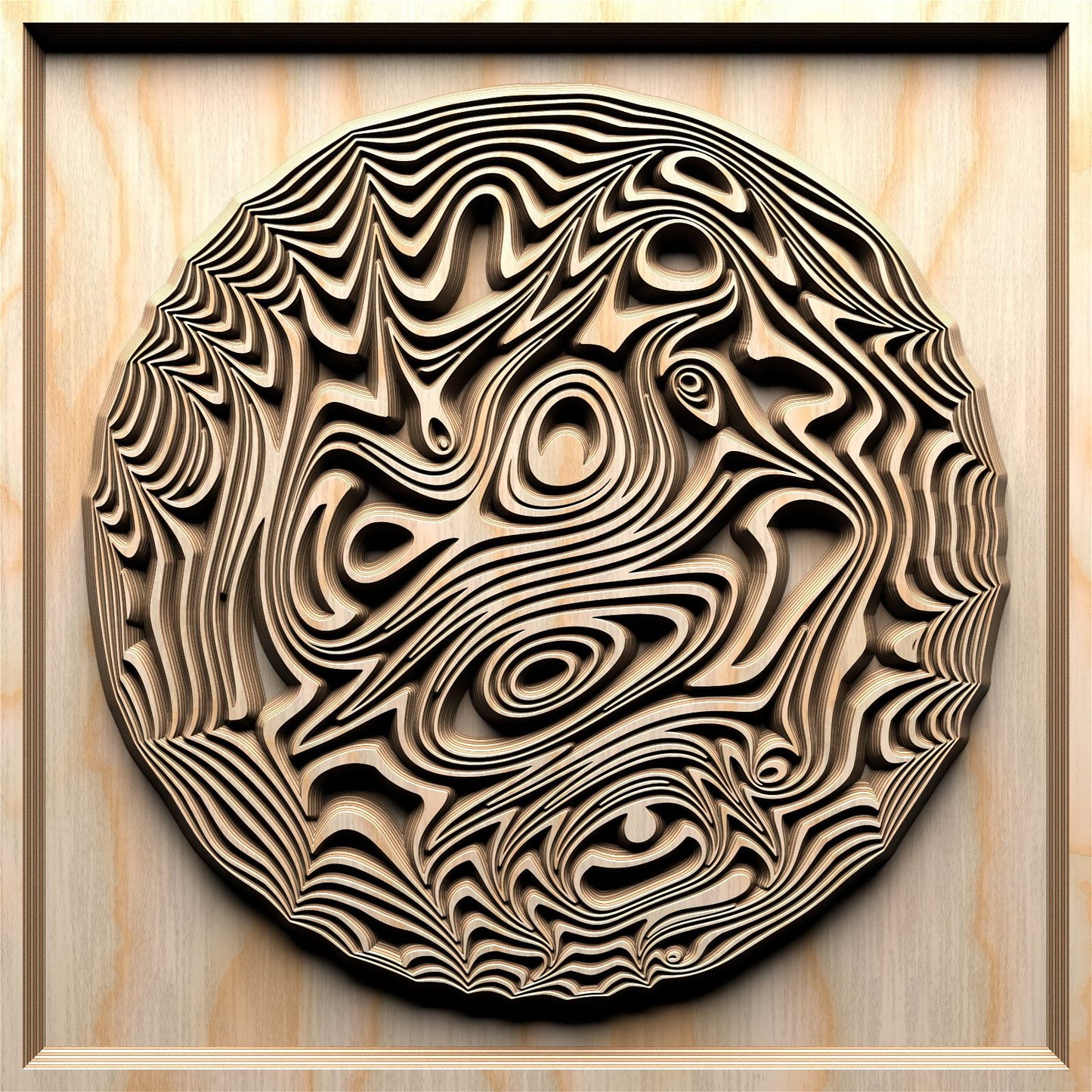 P32 Vector file for V- bit carving - Bonitum CNC Model Studio