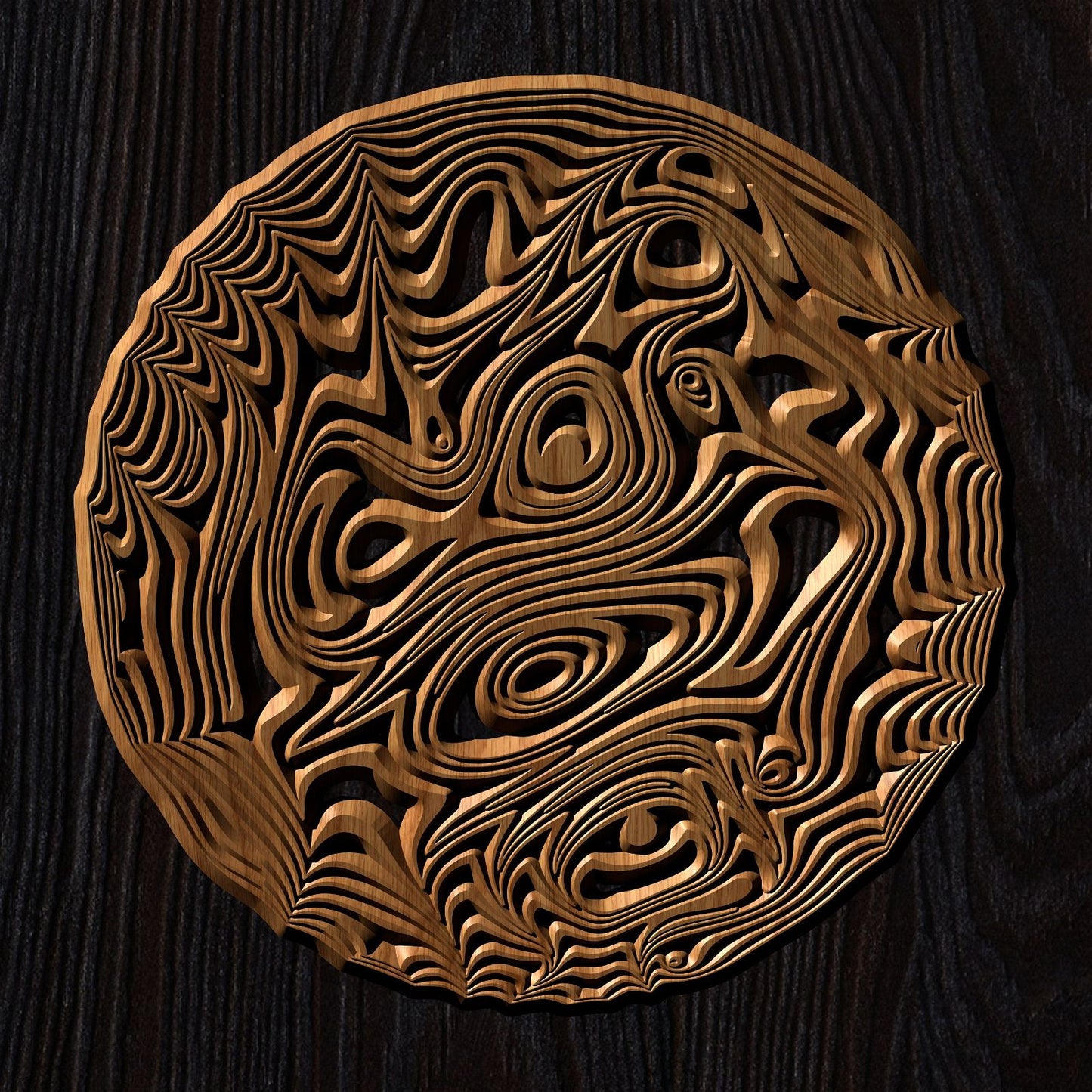 P32 Vector file for V- bit carving - Bonitum CNC Model Studio