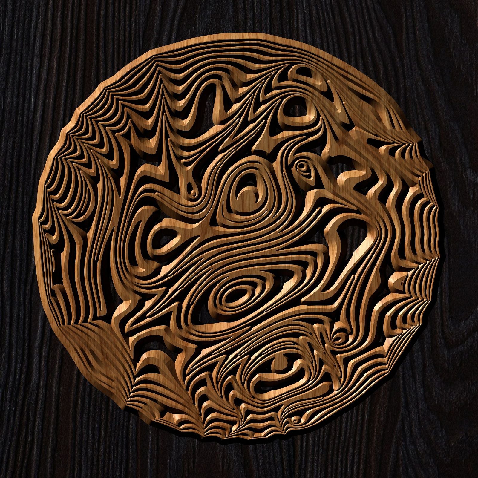 P32 Vector file for V- bit carving - Bonitum CNC Model Studio