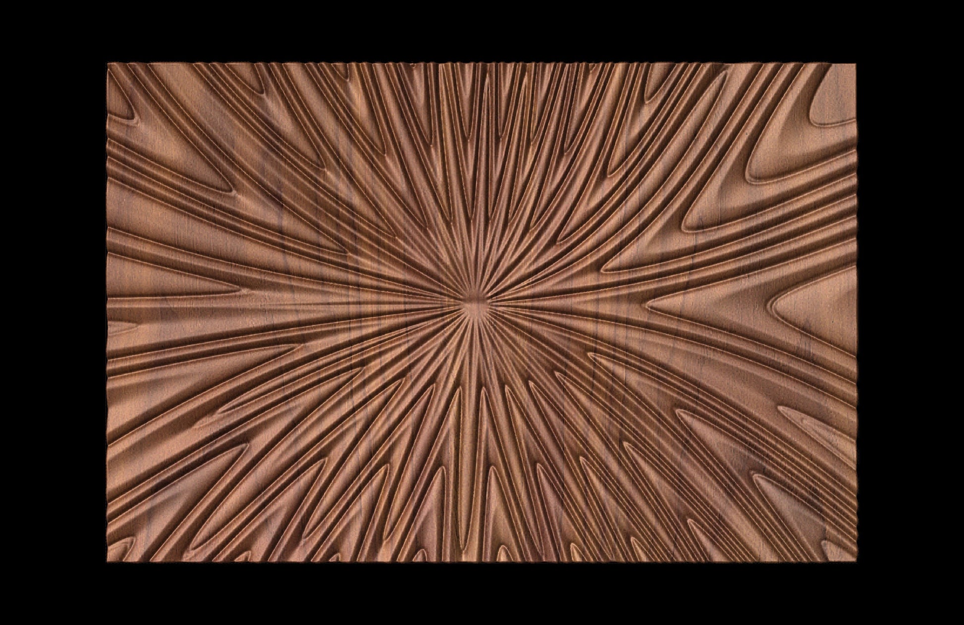 SBARTDEZ211 Wavy pattern 3D model for CNC machining with software Vectric Aspire, Cut3D, ArtCAM - Bonitum CNC Model Studio