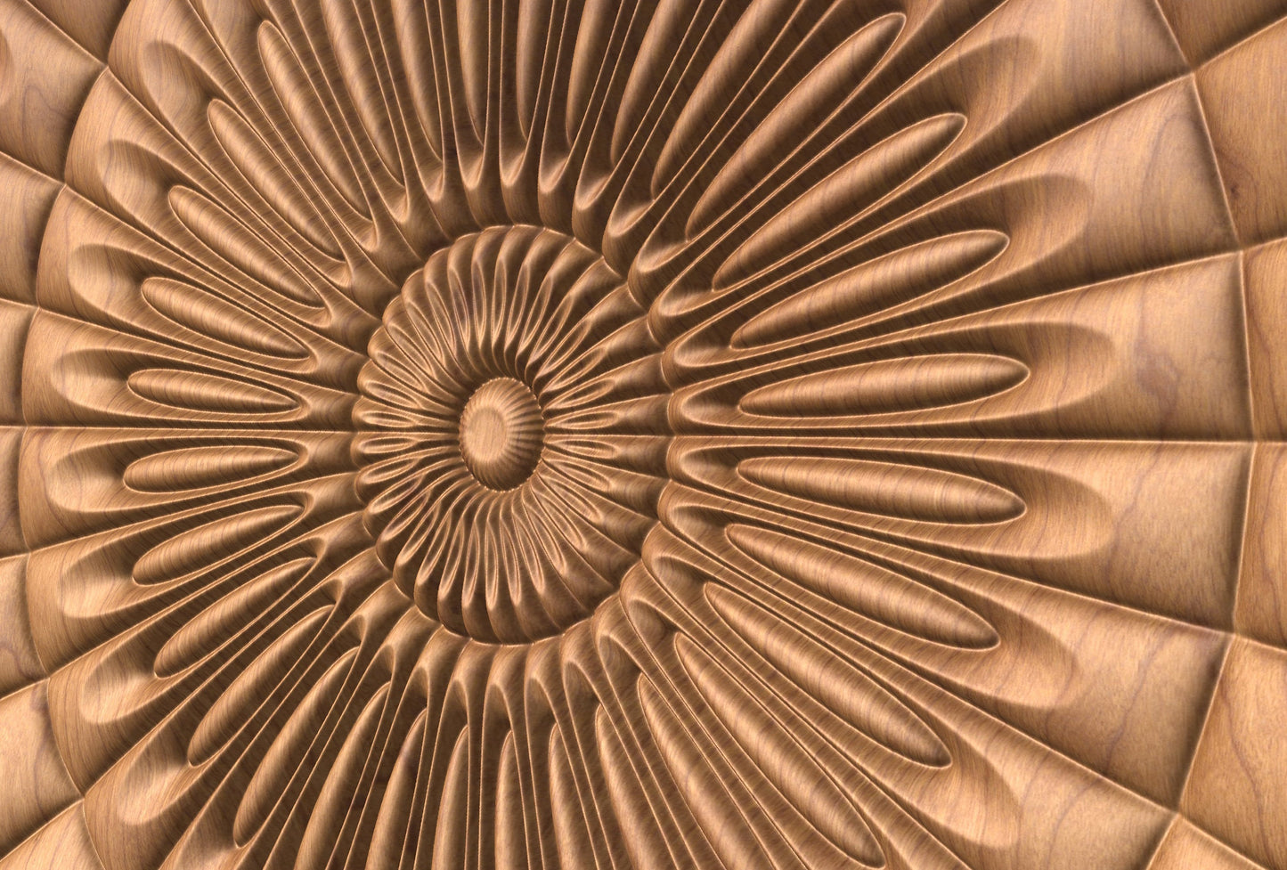 SBARTDEZ177 Wavy pattern 3D model for CNC machining with software Vectric Aspire, Cut3D, ArtCAM - Bonitum CNC Model Studio