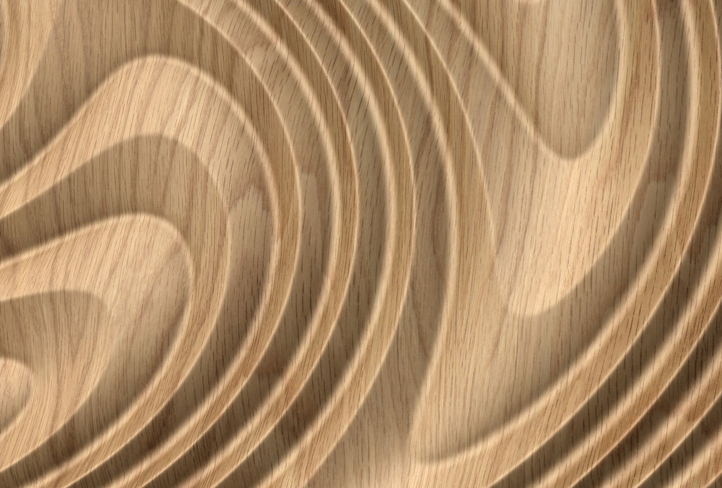 SBART104 Wavy pattern 3D model for CNC machining - Bonitum CNC Model Studio