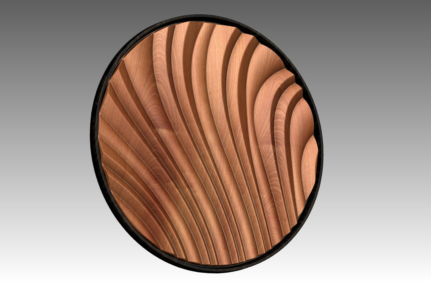 Round wall art table top 3D relief  "CJ 161" - Bonitum CNC Model Studio