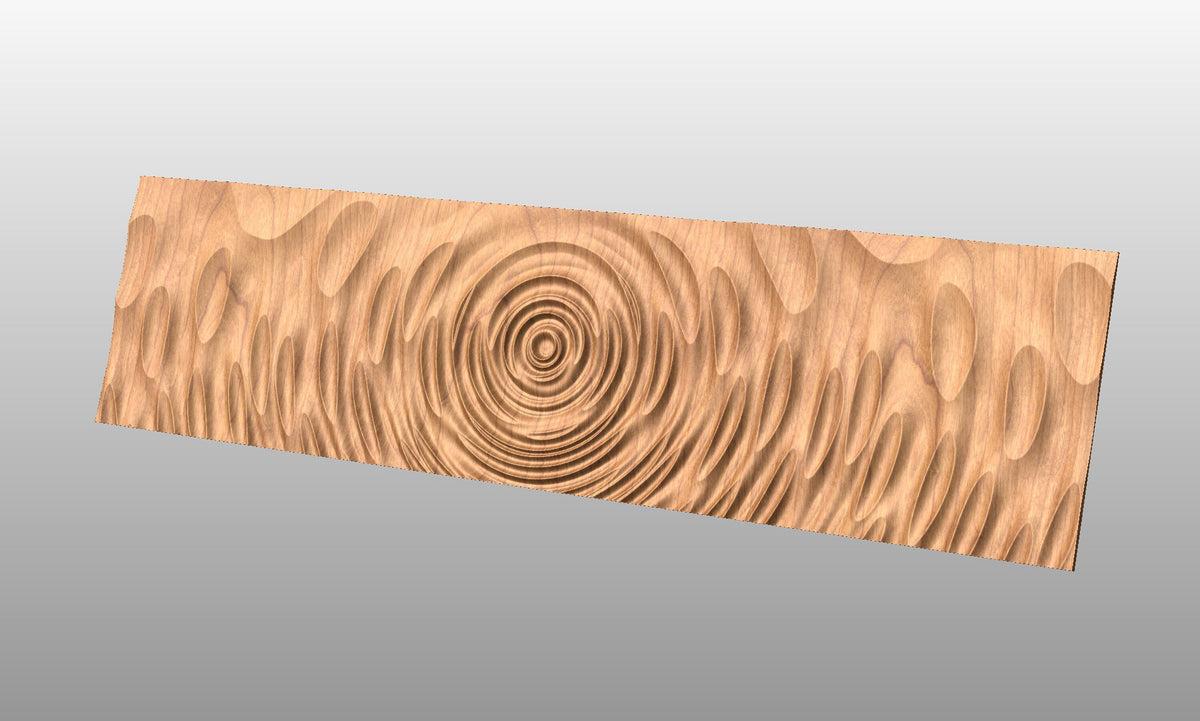 Wave Pattern Cnc TTWave3 Wavy pattern 3D model for CNC machining – Bonitum CNC Model Studio