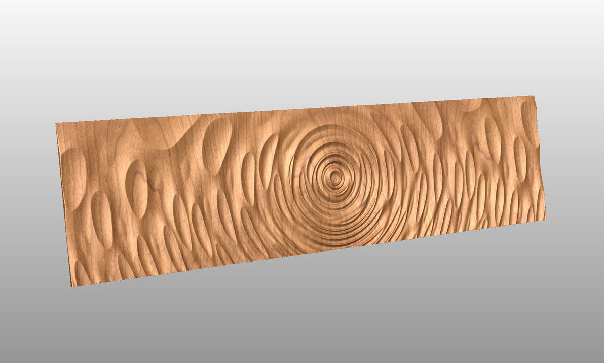 Wave Pattern Cnc TTWave3 Wavy pattern 3D model for CNC machining – Bonitum CNC Model Studio
