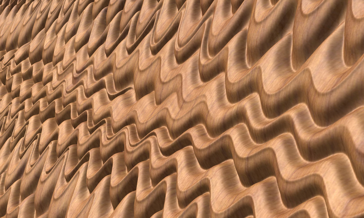 Wave Pattern Cnc TTWave1 Wavy pattern 3D model for CNC machining – Bonitum CNC Model Studio