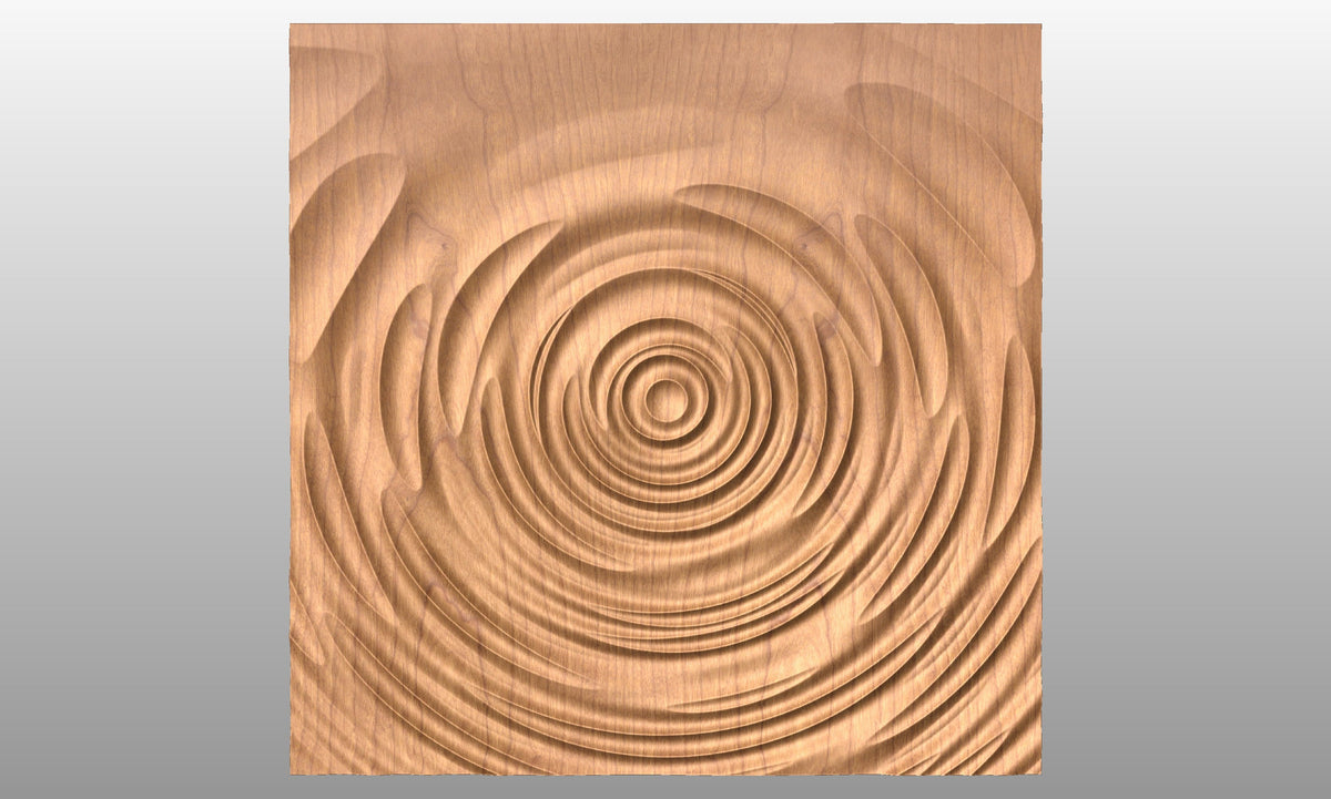 Wave Pattern Cnc TTWave4 Wavy pattern 3D model for CNC machining – Bonitum CNC Model Studio