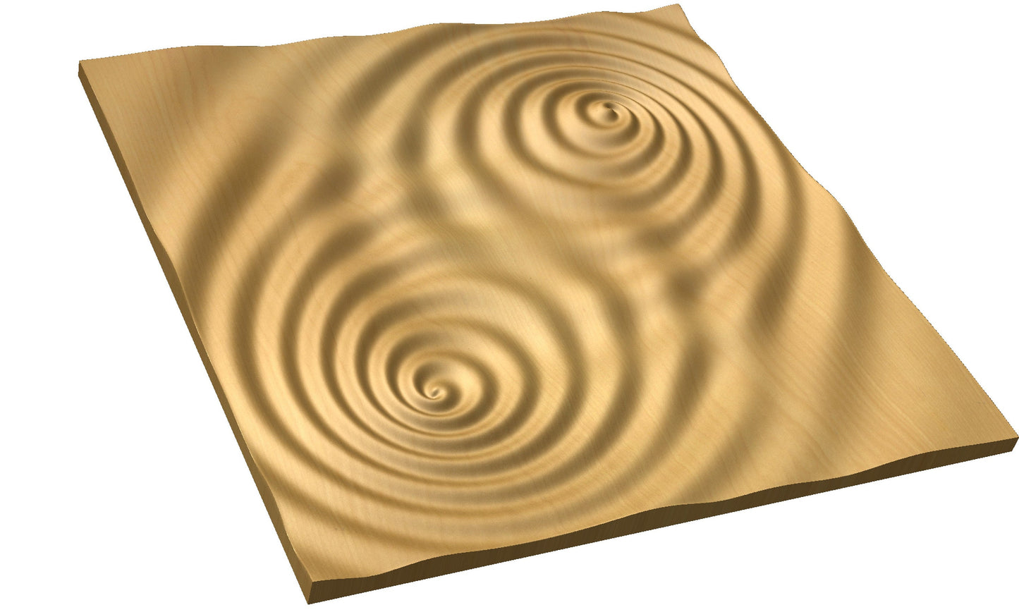 Spiral Wave 09.01.15 CNC 3D model - Bonitum CNC Model Studio