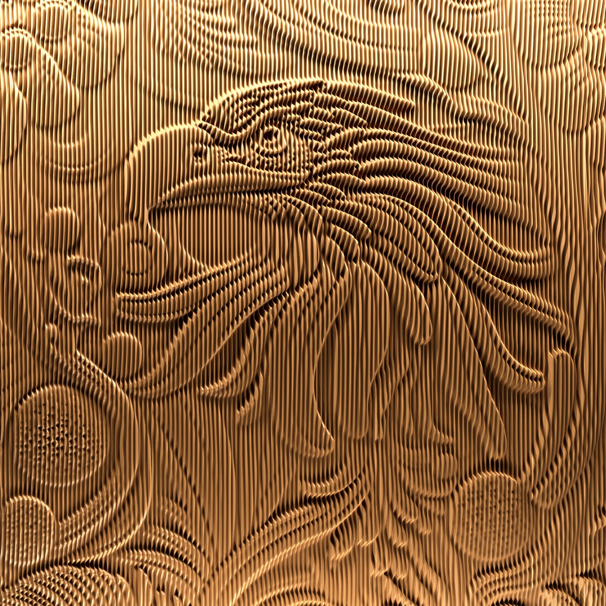 Parametric Wall Art EAGLE 1 - Bonitum CNC Model Studio
