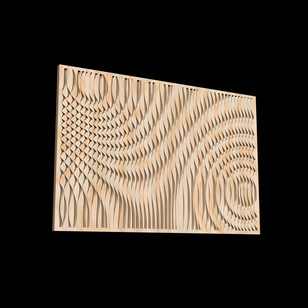 Wave Pattern Cnc Wave 4787 CNC router V-Carve engraving file – Bonitum CNC Model Studio