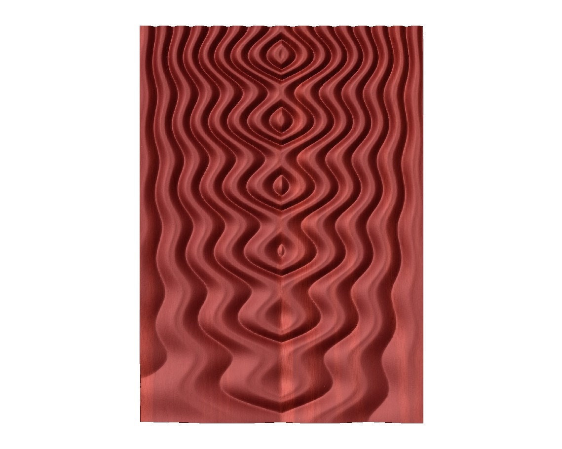 SBART27 Wall panel 3D model for CNC machining with software Vectric Aspire, Cut3D, ArtCAM - Bonitum CNC Model Studio