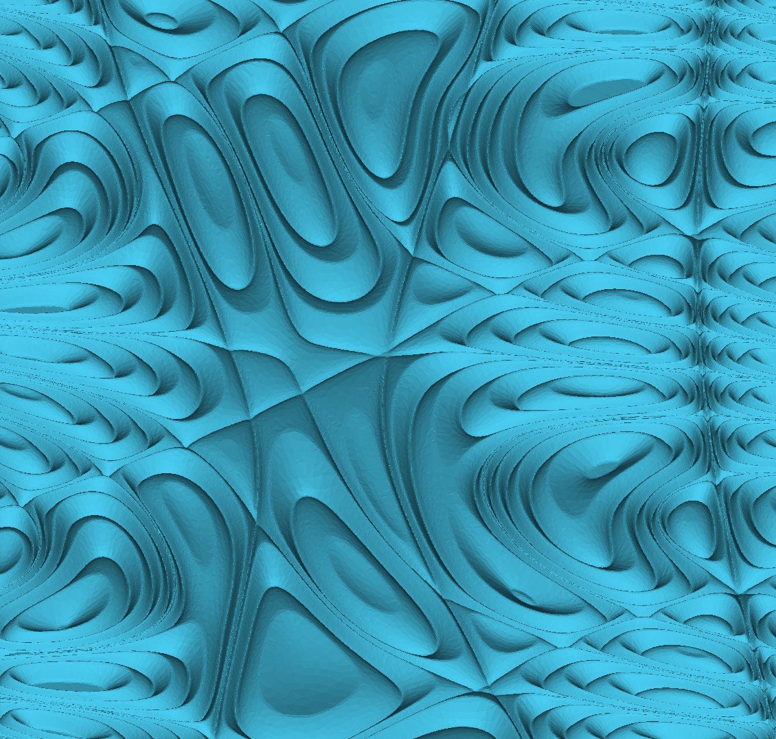 SBART3 Wall panel 3D model for CNC machining with software Vectric Aspire, Cut3D, ArtCAM - Bonitum CNC Model Studio