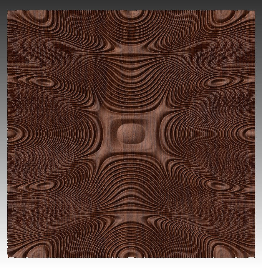 SBARTDEZ96B Wall panel 3D model for CNC machining - Bonitum CNC Model Studio