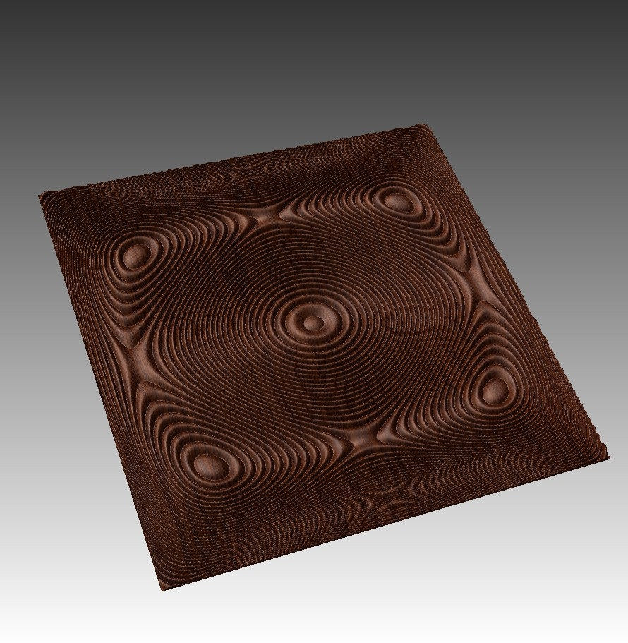 SBARTDEZ93A Sound wave 3D model for CNC machining with software Vectric Aspire, Cut3D, ArtCAM - Bonitum CNC Model Studio