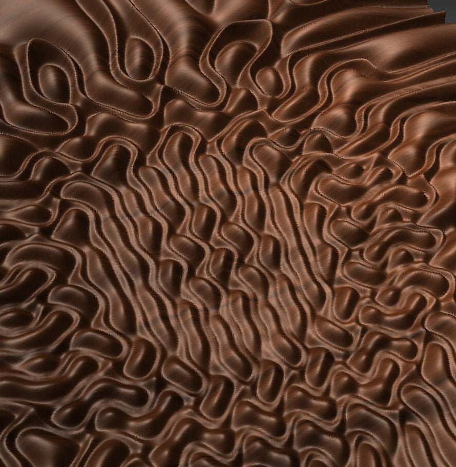 SBARTDEZ80 Wall panel 3D model for CNC machining with software Vectric Aspire, Cut3D, ArtCAM - Bonitum CNC Model Studio